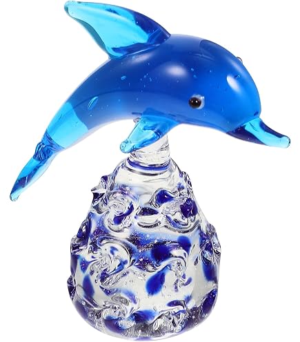 新品❣️美しい青CRYSTAL DARQUES DAUPHIN  Crystal Dolphin, Cristal d'Arques, Made in France, DOLPHIN JUMPING