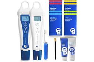Bluelab PENSTP pH and Conductivity Starter Pack - Precision Nutrient Solution Management Kit with Temperature Measurement, Waterproof Pens, and Probe Care Kit