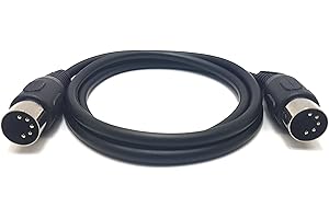 RAGAI MainCore 1m long 5-pin Midi to 5-pin Midi Audio Cable lead Cord