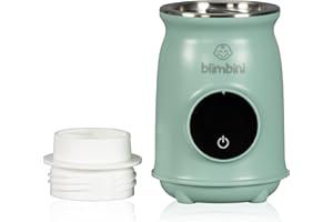 blimbini® Pro | All-In-One Baby Flaschenwärmer für unterwegs mit Akku - to go mit USB, ideal zum Reisen im Auto oder Flugzeug… (inkl. Adapter 2)