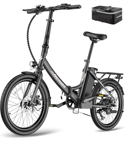 Fafrees Official Electric Bike For Adults,130KM Range, UK Legal Folding E-Bike 250W,36V 16AH Removable Battery, 7-Speed, 20 Inch City & Mountain Electric Bicycle,Lightweight & Portable - View #8