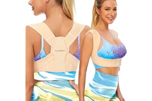 VICORRECT Posture Corrector Posture Corrector Adjustable Upper Back Support Clavicle Support Relieves Neck, Shoulder and Upper Back Pain
