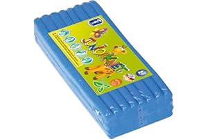 Feuchtmann JUNiORKNET Jumbo-Pack in Blau | 500g weiche Kinderknete im Vorteilspack | vegane glutenfreie Spielknete | Nicht trocknende Knete | ungiftige Modelliermasse | ab 2 Jahren