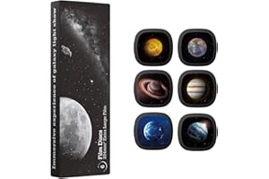 Ainael Galaxy Dischi per proiettore – Diapositive Ultra HD compatibile con il proiettore Ainael Galaxy e i modelli SKE-TKQ01 & BL-DQY02 (Pro Version) – Set da 6 dischi (Solar System)