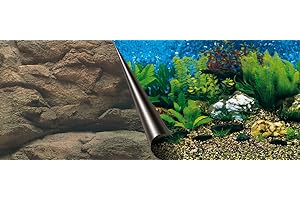 EUROPET BERNINA Ebi Fotografía de Fondo Marino y Roca para Acuario, 60 x 30 cm