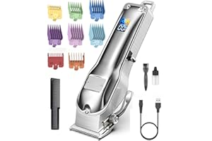 JEPEERBZ Hair Clippers for Men Haircut, Mens Hair Clippers Cordless, Durable Metal