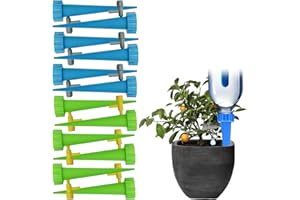 COFFEE LIFE PLUS 30PCS Dispositif D'irrigation Automatique,Arroseur Automatique Plantes avec Vannes,Pics réglables pour fleurs,Abreuvoir pour Plantes en Pot,Goutte à Goutte Bouteille Système d'irrigation des Plantes