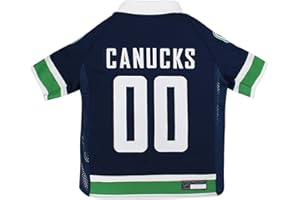 PETS FIRST NHL Vancouver Canucks Jersey for Dogs & Cats, X-Small. - Let Your Pet be a Real NHL Fan!