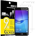 NEW'C 2 Pezzi, Vetro Temperato per Huawei Y6 (2017), Pellicola Prottetiva Anti Graffio, Anti-Impronte, Senza Bolle, Durezza 9