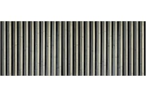 ILGRUPPONE Passatoia per Cucina o Tappeto da Ingresso in Vero Bamboo Naturale 7 Misure 7 Colori - 50x200 cm - Grigio