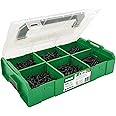 SPAX L-BOXX Mini BLAX Mounting Box Set with 800 Black Universal Screws in 6 Dimensions, Includes 3 T-Star Plus T20 Tips - 5000009162029