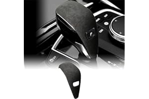 FDAIUN Alcantarn Style Auto Gear Shift Knob Cover Sticker Head Trim für BMW 3er G20 G29 Autozubehör 2020 2021 2022 2023 Schwarz
