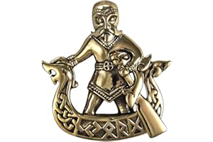 DRYAD DESIGN Bronze Norse God Njord Runic Viking Pendant