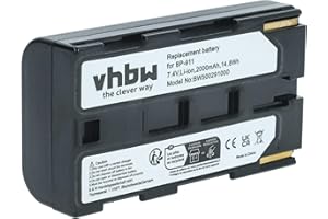 vhbw Akku Ersatz für Canon BP-927, BP-930, BP-915, BP-924, BP-911, BP-914, BP-941 für Videokamera Camcorder (1300 mAh, 7,2 V, Li-Ion)