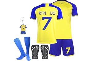 SIDESEA Maglia da calcio per bambini, maglia da calcio, da calcio, per bambini, in jersey, portachiavi