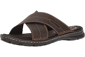 Rockport Men's Darwyn Xband Slide Sandal, US