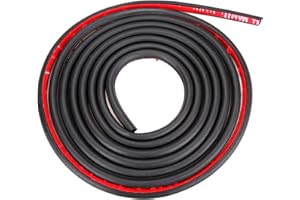 Car Truck Motor Door Rubber Seal Strip Weatherstrip Sealing D-shape （4 Meter) -Oranges Autoparts