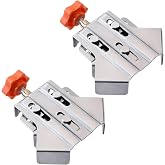 2pcs Angle Turnbuckle 90 Degree Stainless Steel Swing Jaw Single Handle Angle Clamp for Woodworking Engineering Picture Frame
