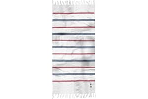 OMYDREAM Paryż 2024 Igrzyska Olimpijskie JO Team Swim Fouta | 100% bawełna, Oeko-Tex | 70 x 140 cm | Biały