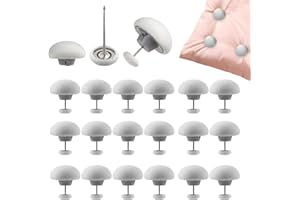 Tikplus 20 Stück Bettdeckenhalter, 3x2.3cm Bettdecken Clips, rutschfeste Bettdecke Klammer, Bettdeckenbezug Pins mit Knopf, Runden Bettdeckenbezug Klammer, für Decke, Steppbett usw. (Grau)