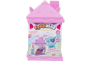 GRANDI GIOCHI Wielkie Gry Fuzzikins Kolorów Domki, Salon Hipopotama, Kolorowanki Szczenięta, Umyć i przekolorować-FUZ00004, FUZ0004