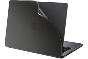 BlueSwan PP Coque Compatible avec MacBook Pro 14 Pouces 2025 2024-2021 M5 M4 M3 M2 M1 Pro Max, A3434 A2442 A2779 A2918 A2992 A3112 A3185 A3401, Étui Protection Durable Anti-Rayures Housse - Mat Noir