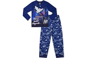 THEPYJAMAFACTORY Harry-Potter-Schlafanzug für Mädchen, Motiv: Hedwig „Take Me Back to Hogwarts“, 6 bis 12 Jahre