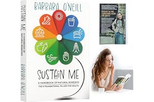 HANGGON Sustain Me, Livres de Thérapie à Base de Plantes, Encyclopédies à Base de Plantes, Livres de Thérapie Naturelle, Neuf Piliers de La Santé, Livres Essentiels pour Les Passionnés de Santé