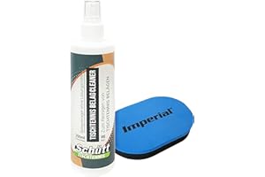 ‎SCHÜTT TISCHTENNIS Schütt Tischtennis Belag Reiniger | VOC-haltig oder VOC-frei | Zur Reinigung & Pflege von Tischtennisbelägen | Antistatisch | Schnelltrocknend | Verbessert Griffigkeit & Haltbarkeit | 250ml