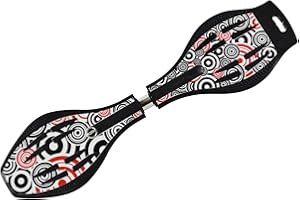 MAXOfit Makrofit Pro XL 14032 Ben Waveboard 88 x 23 x 30 cm Charge Max 95 kg, Sac et Roues Fluo Inclus