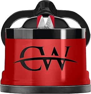 Premium Knife Sharpener - Lifetime Use for Any Knife from Chef's, Utility to Steel Pocket Knives - Professional Safe Manual Knife Sharpening Tool