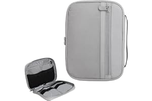 Irtyif Organizer Cavi,Porta Cavi Organizer,Organizer Cavi Da Viaggio,Porta Cavi Da Viaggio,Borse Organizer Per Cavi,Borsa Elettronico Organizzatore Da Viaggio,Per Caricatore,Auricolare,Power Bank