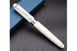 CZXWYST JINHAO X750 stylo plume Stylo à encre Plume M (Blanc Ivoire)