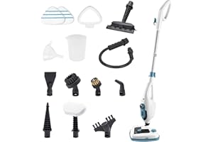 ‎DI4 Di4 SteamClean Multi 12 ProMax Multifunktionaler Dampfreiniger 12 in 1, 1500W, Entfernt 99,9% der Viren und Bakterien, Dampfreiniger Haushaltsreinigung ECO ohne Reinigungsmittel, Polsterreiniger