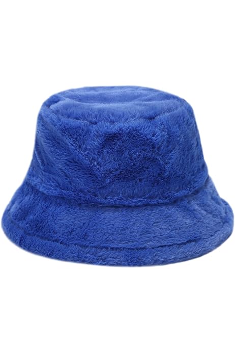 Damen Fischerhut Aus Plüsch – Weich & Warm, Einheitsgröße (56-58 Cm), Perfekt Für Winter & Outdoor