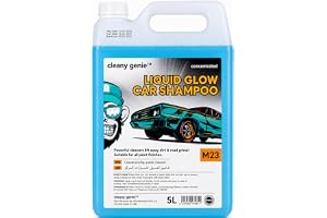 Cleaning Superstore Cleany Genie Powerful Fragrance Liquid Glow Car Wash Concentrate Shampoo Gel, Citrus, 5 Liters, M23, Pack of 1