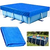 Rectangular Pool Cover, Rectangular Pool Cover, Cover for Swimming Pools for Summer and Winter, Foldable Pool Covers, Pool Co
