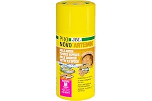 JBL PRONOVO ARTEMIO, bocconcini Artemia per tutti i pesci d'acquario da 8 a 20 cm, taglia M, 100 ml