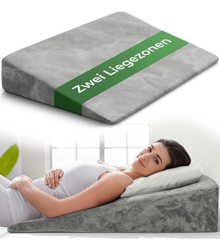 Keilkissen Triocell Ca. 60x50x30 Für Wasserbetten Und Matratzen