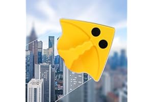 Ikadiya Lavavetri Magnetico, Ultra-Forte Sia in Vetro Lato della Superficie Spazzola di Pulizia, Doppio Lato Lavavetri Magnetico per Vetri con Spessore 3-8mm