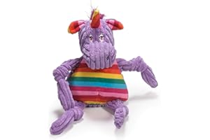 HuggleHounds - Giocattolo per cani da masticare aggressivo, a forma di unicorno, grande