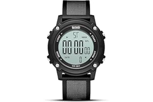 BAISHIOI Mens Watches Digital Watch for Men Casual Sports Military Waterproof Wrist Watch Stopwatch Silicone Band with LED Backlight/Alarm/Timer/Date