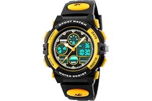 Dayllon Orologio digitale per bambini Sport all'aperto 50 m impermeabile Orologio elettronico Allarme 12/24 h Cronometro Calendario Ragazzo Ragazza Orologio analogico