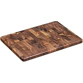 Zassenhaus 55160 Acacia Wood Cutting 45 x 30 x 2 cm | Acacia Wood Cutting Board Glued Chopping Board Knife Friendly Wood Surf