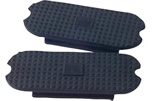 Korsteel Knife Edge Stirrup Treads, Black, 4.75"