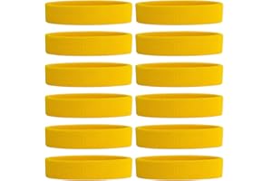 ONUPGO Headband Sports Sweatbands - 3/6/12 Terry Cloth Striped Head Band/Wrist Band Set Athletic Exercise Basketball Headbands Moisture Wicking Sweat Absorbing Sweat Band