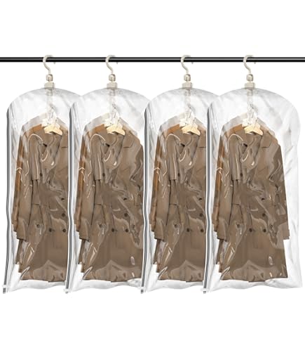 Vacuümzakken voor kleding, dekbedden, 12 stuks opbergzakken voor op reis, 2 stuks 130 x 100 cm, 2 stuks 100 x 80 cm, 4 stuks 80 x 60 cm, 4 stuks 60 x 40 cm, vacuüm kledingzakken met stofzuiger