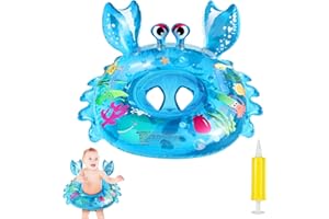 GOHHME Flotadores para Bebes con Asiento Flotador Bebé Flotador Niños Anillo de Natación Inflable para Bebé Asiento de la Piscina Flotador Hinchable para niños y bebés de 6 a 36 Meses