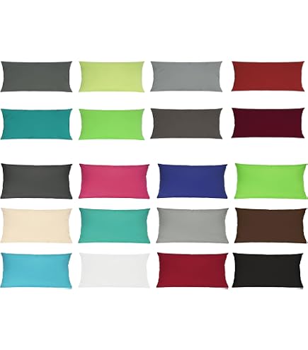 OptiDream Microfaser-Kissenbezüge 2er Set – 40x40 Cm, Mit Reißverschluss, Öko-Tex 100 Zertifiziert