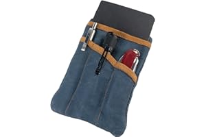Hide & Drink Multifunktionale Werkzeugtasche, kompakte EDC-Reißverschlusstasche, Mini-Camping-Tool-Etui, gewachste Canvas, Messerholster, handgefertigter schlanker Organizer